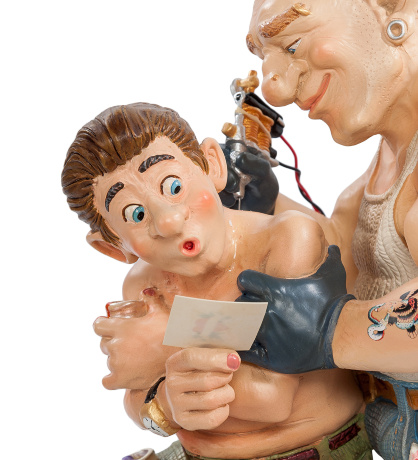 PRO-15 Статуэтка "Тату-мастер" (Profisti.Parastone)