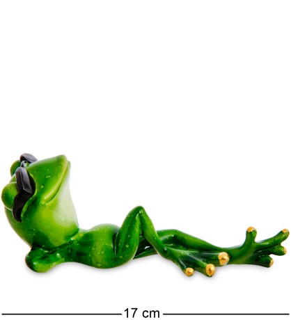 MN-161/1 Фигурка "Лягушка - с кайфом по жизни"