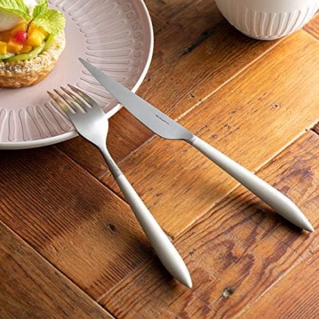 Набор из 24 столовых приборов ARES (матовая сталь - слоновая кость) в упаковке Gallery