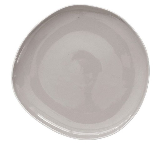Тарелка обеденная Organica, серая, 27 см. Easy Life