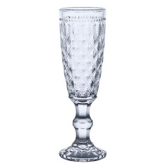 Набор бокалов для шампанского Dubai, голубой, 0,15 л. 4 шт. WD Lifestyle