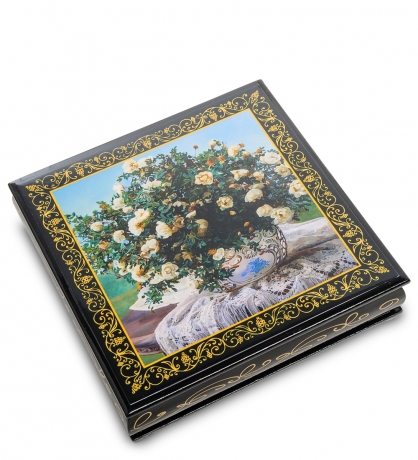 ШК-11/ 7-A Шкатулка в технике декупаж (16х16х5)