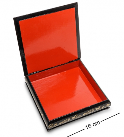 ШК-11/ 7-A Шкатулка в технике декупаж (16х16х5)