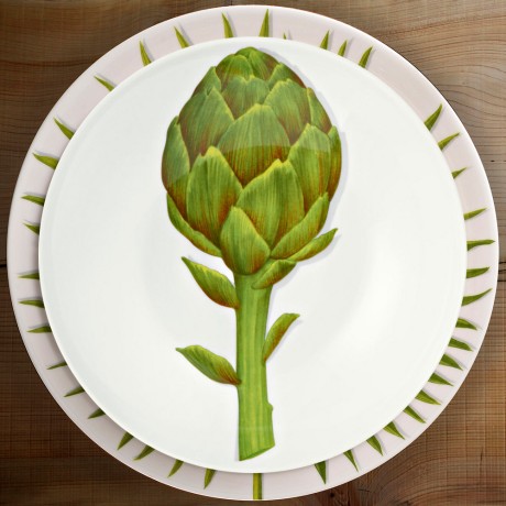 Тарелка суповая Vegetable, 20,5 см. цвет: зеленый,  FREEDOM Taitu