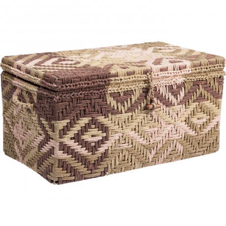 Сундук Gobi, коллекция "Гоби", количество предметов 3 82*43*47, Сталь, Хлопок, Коричневый