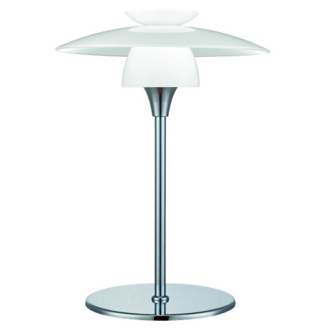 Светильник настольный Scandinavia, O20, опал/хром, Halo Design