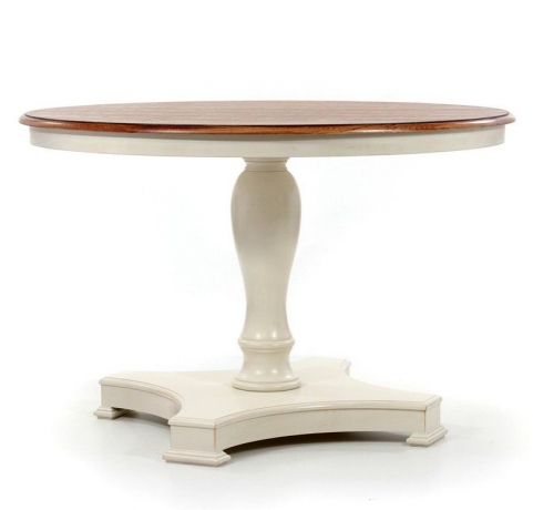 Стол обеденный круглый, 120х77 см.