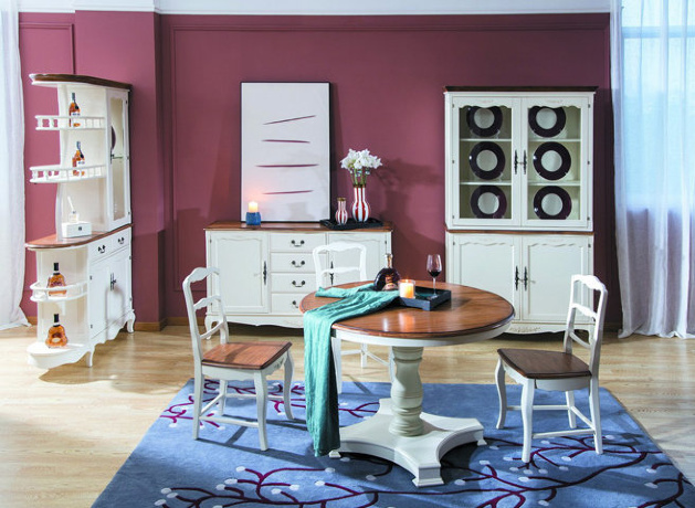 Стол обеденный круглый, 120х77 см.