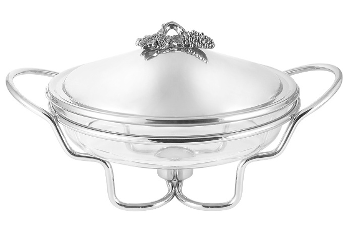 Блюдо круглое с подогревом Винтаж 2 л. Regent