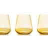 Набор стаканов для виски Opium, янтарный, 0,45 л. 6 шт. Le Stelle