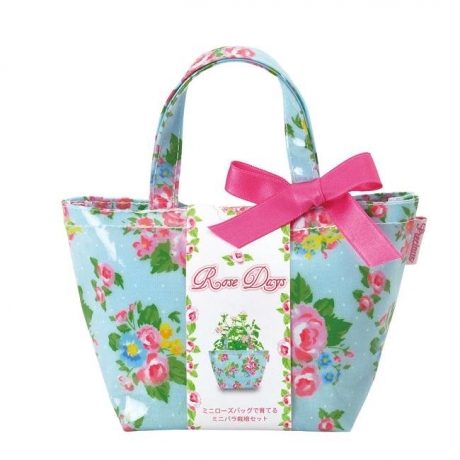 Набор для выращивания китайской розы Rose Сумочка голубая