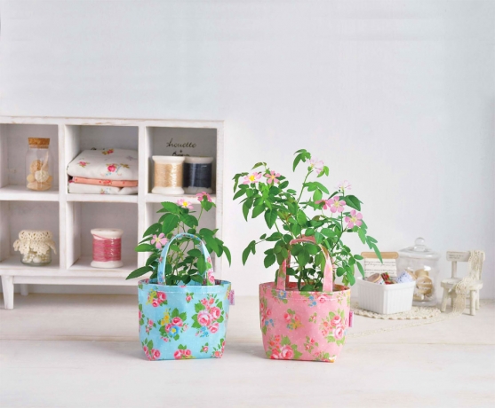 Набор для выращивания китайской розы Rose Сумочка голубая