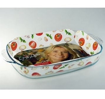 Форма стеклянная, прямоугольная, 3,9 л. Едим Дома