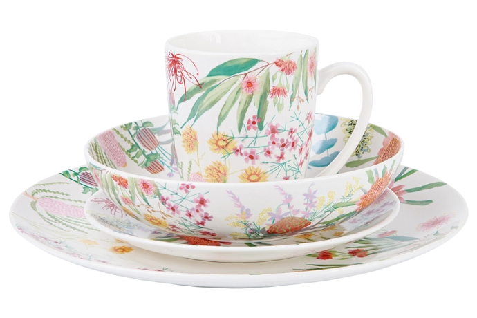 Обеденный сервиз Цветущий луг, 4 персоны, 16 предметов Maxwell & Williams