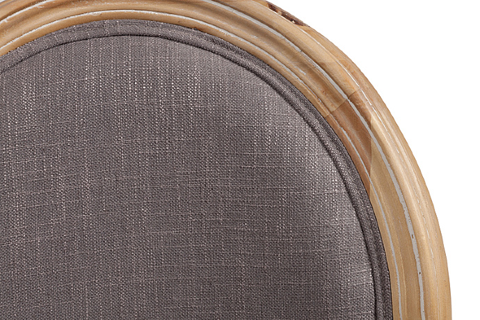 Кресло-стул деревянное светло-серое Pollina