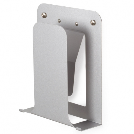 Полка книжная Conceal вертикальная, никель, Umbra