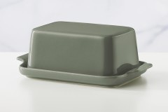 Маслёнка, 20х12 см, фарфор P, серо-зеленая, Indulgence Maxwell &amp; Williams