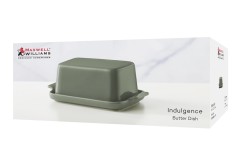 Маслёнка, 20х12 см, фарфор P, серо-зеленая, Indulgence Maxwell &amp; Williams