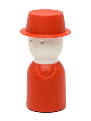 Солонка+перечница Mr.Pepper & Mrs. Salt, красный, Qualy