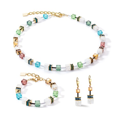 Серьги Multicolour Gold Coeur de Lion