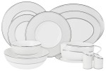 Обеденный сервиз Жемчуг, 6 персон, 27 предметов, Emily