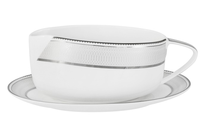 Обеденный сервиз Жемчуг, 6 персон, 27 предметов, Emily