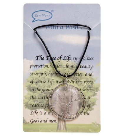 NP-01/4 Кулон с камнем "Розовый кварц"