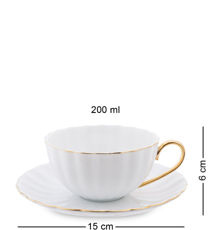 AS-49 Чайный сервиз на 6 перс. "Оро Палаццо" (Pavone)