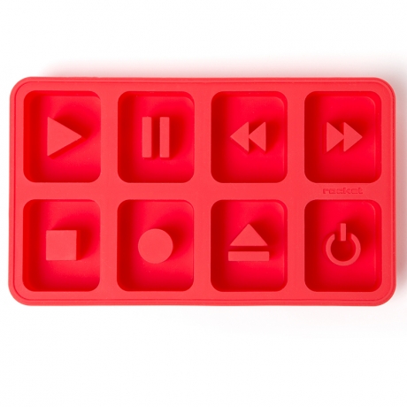 Форма для льда The chillers, красная, rocketdesign