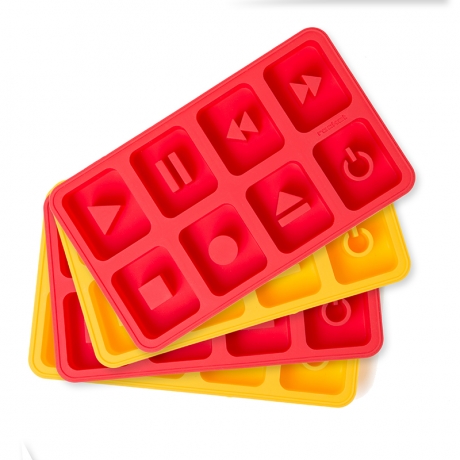 Форма для льда The chillers, красная, rocketdesign