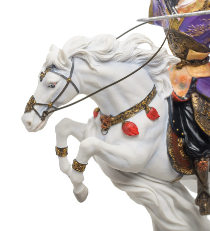 WS-759 Статуэтка "Китайский воин на коне"