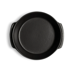 Мини- форма круглая для запекания, 0,6 л. цвет: базальт, Solo Emile Henry