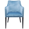 Стул с подлокотниками Mode, коллекция "Режим" 60*87*70, Полиэстер, Полиуретан, Бук, Синий
