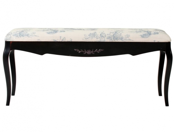 Банкетка в черном цвете