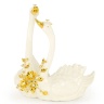 Статуэтка парные лебеди, 36х36 см. GIARDINO, керамика, swarovski