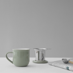 Кружка чайная с ситечком, 380 мл. зеленый, Minima Viva Scandinavia