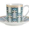 Набор чашек с блюдцами Liberty, 0,08 л, 2 шт. Pozzi Milano 1876