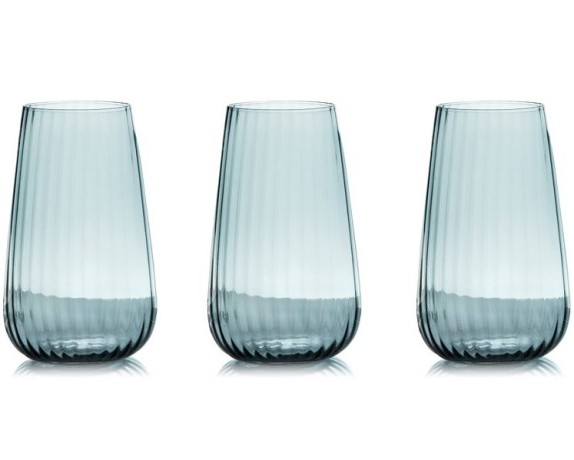 Набор стаканов для воды Opium, дымчатый, 0,57 л. 6 шт. Le Stelle