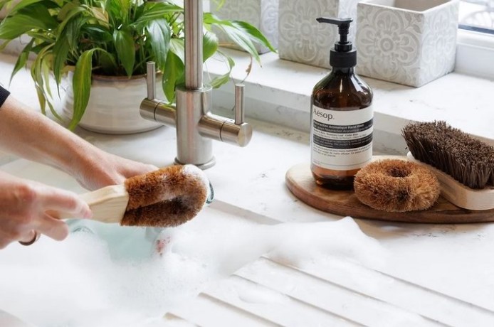 Набор из 3 экологически чистых щеток из кокосового волокна Natural Elements Kitchen Craft