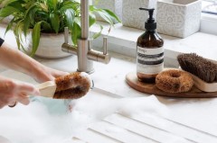 Набор из 3 экологически чистых щеток из кокосового волокна Natural Elements Kitchen Craft