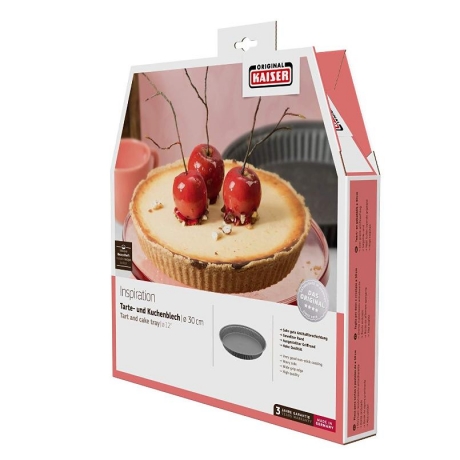 Форма для пирога и коржа, 26 см. с волнистыми краями Inspiration Kaiser