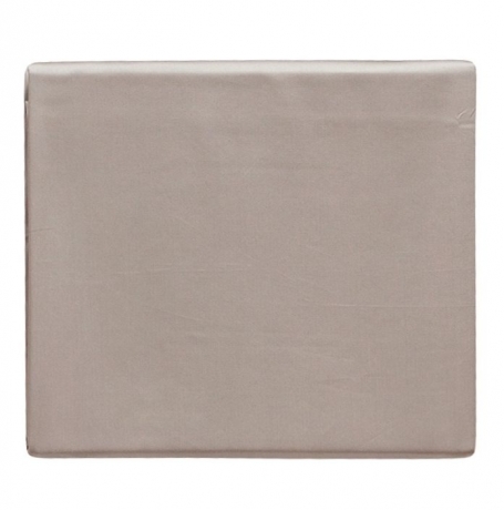 Простыня на резинке (SB), castello, сатин, 160x200x30 см. серо-бежевый, BOVI