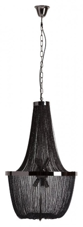 Люстра-каскад подвесная черная Classico