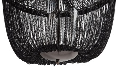Люстра-каскад подвесная черная Classico