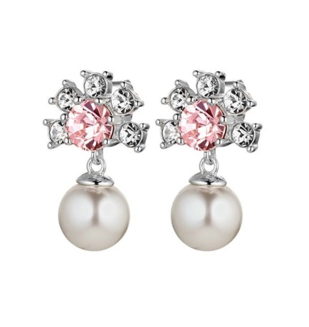Серьги VERONICA SS CRYSTAL / ROSE Dyrberg Kern