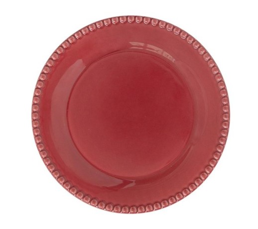 Тарелка закусочная Tiffany, бургунди, 19 см. Easy Life