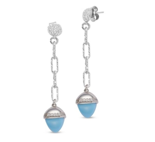 Серьги Caleida KOR004T BL/S Boccadamo