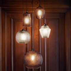 Подвесной светильник NOBB Edgy Ø17 см. дымчатый, Halo Design