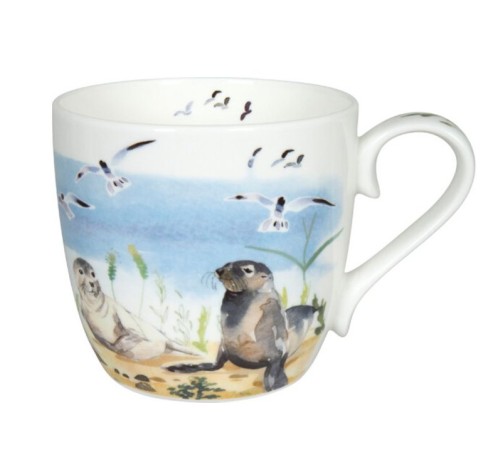 Кружка "Летний Тюлень" Виктория Лоу, 450 мл. Koenitz