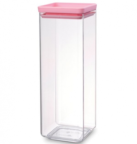 Прямоугольный контейнер (2,5 л), Розовый Brabantia